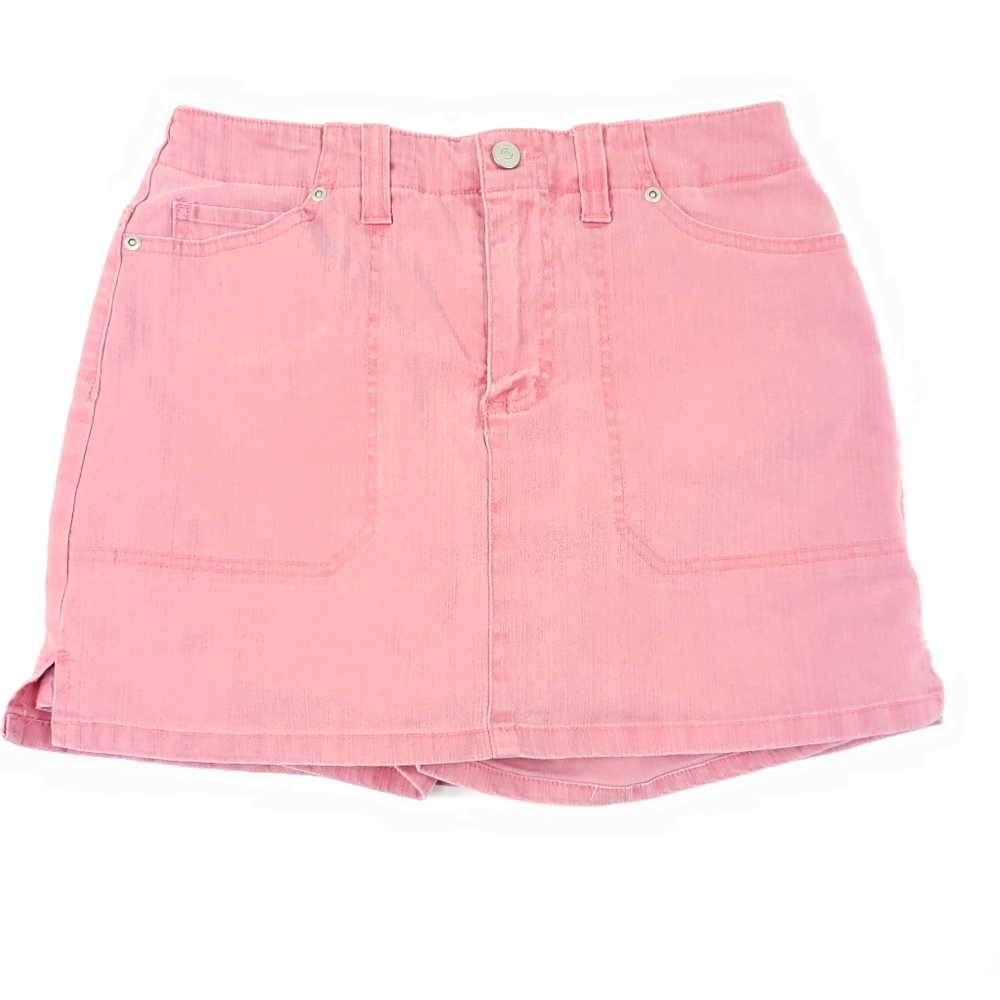 Gloria Vanderbilt Red Jean Skort Size 6